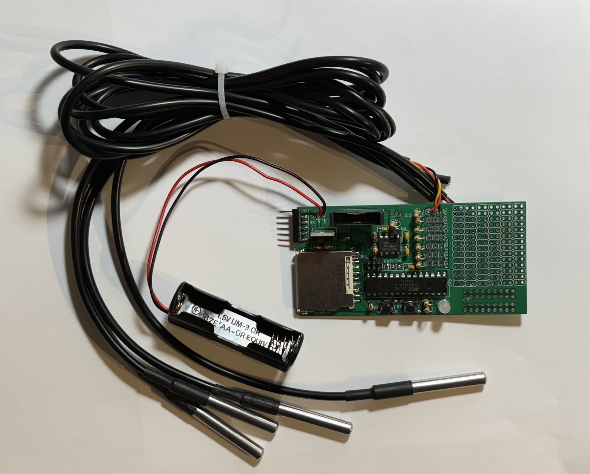 data logger top view